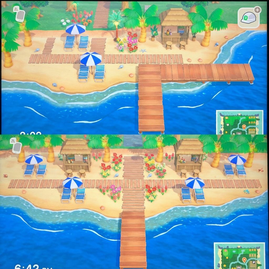 Coastal Paradise - ACNH Island Layout Example